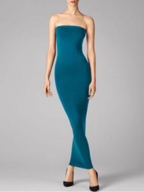 Wolford Fatal Dress in Turqoise Blue